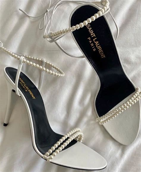 ysl wedding shoes pearl|yves Saint Laurent heels price.